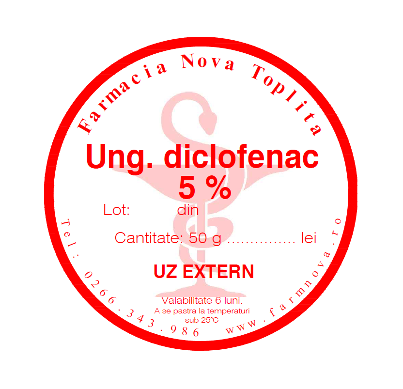 Unguent diclofenac